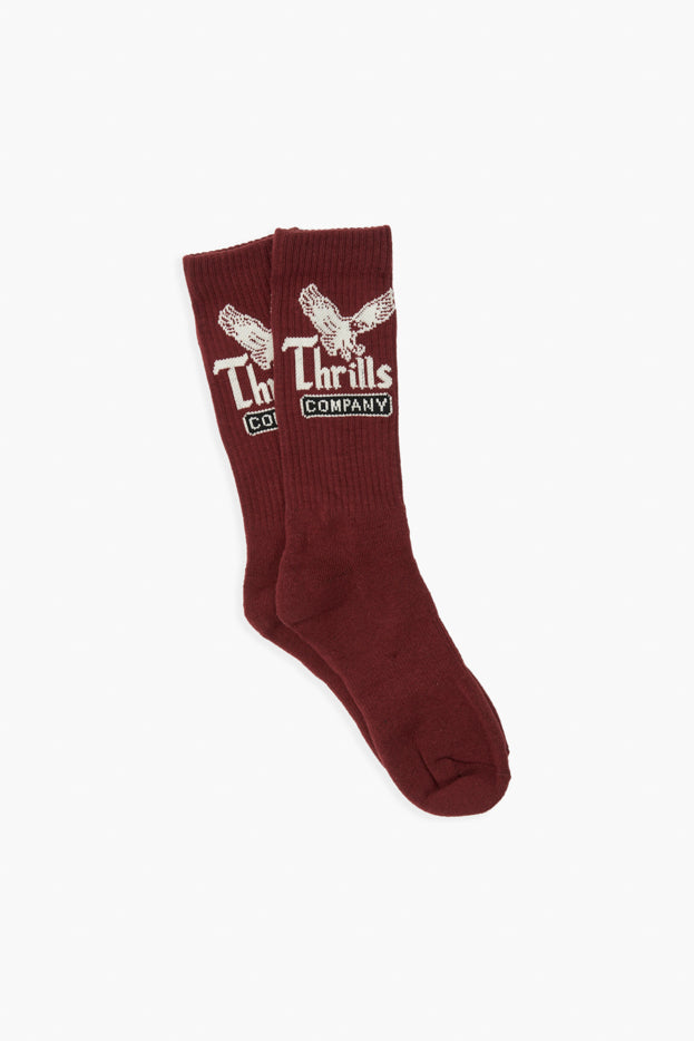 Landed Sock - Blood Red