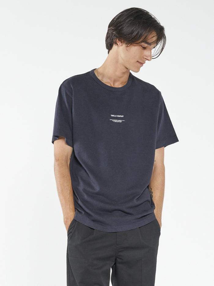 Hemp Thrills Territory Merch Fit Tee - Dark Navy