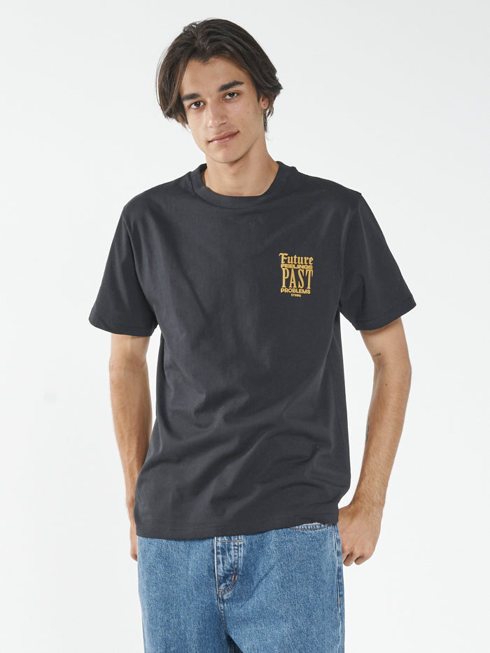 Future Feelings Past Problems Merch Fit Tee - Black