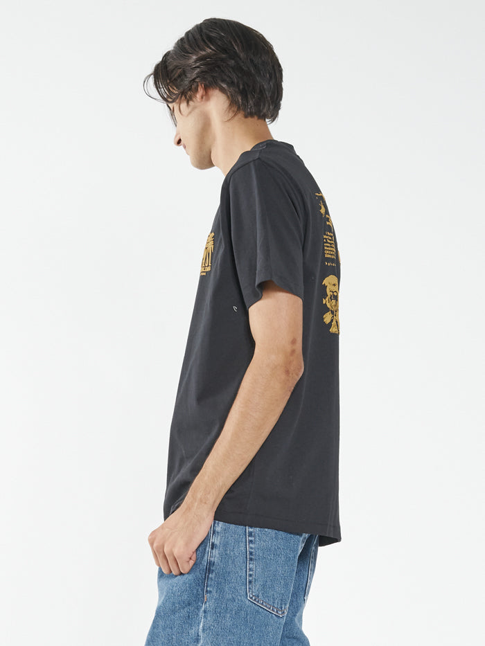 Future Feelings Past Problems Merch Fit Tee - Black