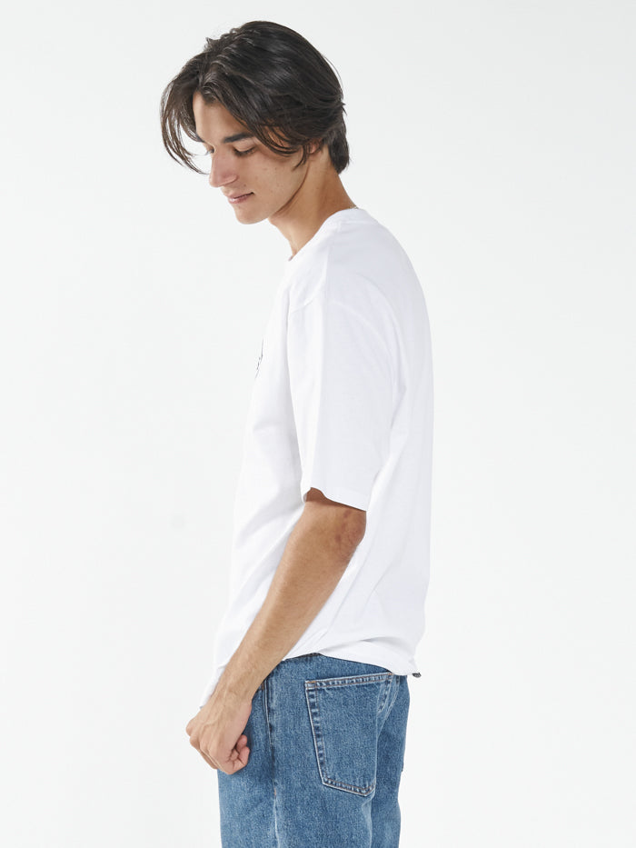 From The Beginning Oversize Fit Tee - White