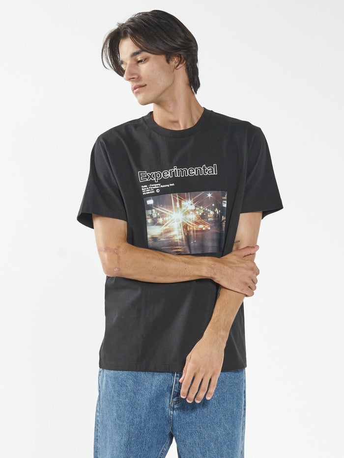Experimental Merch Fit Tee - Black