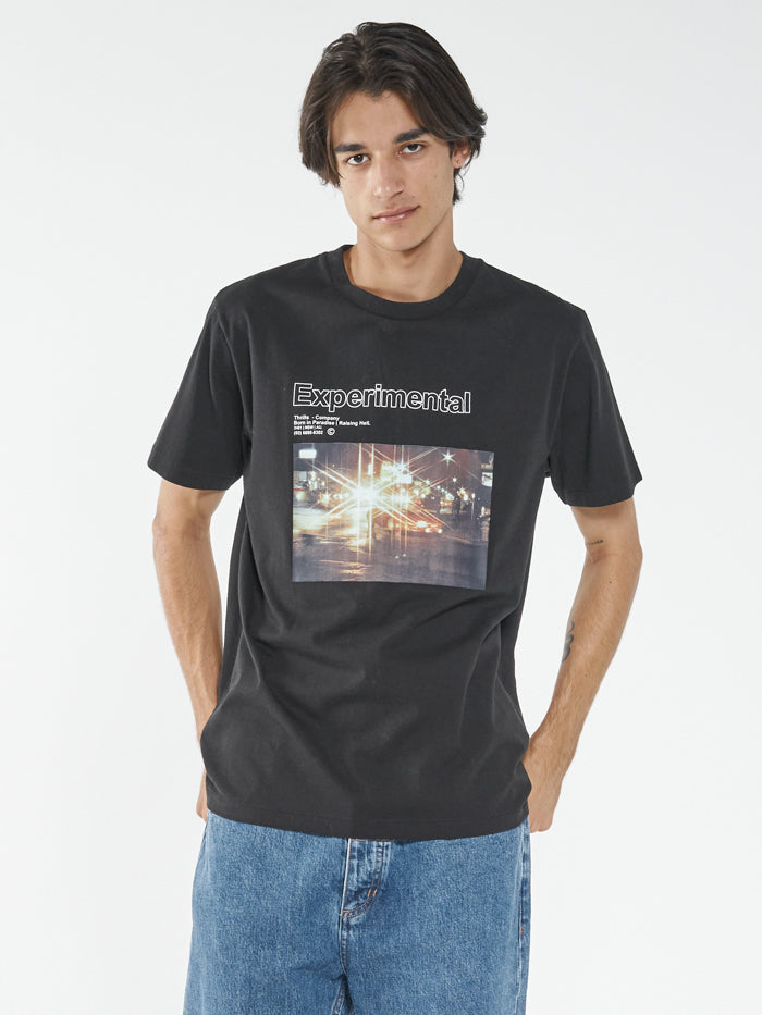 Experimental Merch Fit Tee - Black