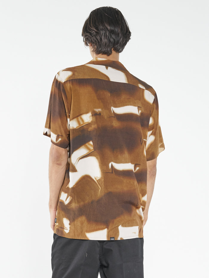 Wyldeflower Bowling Shirt - Cocoa
