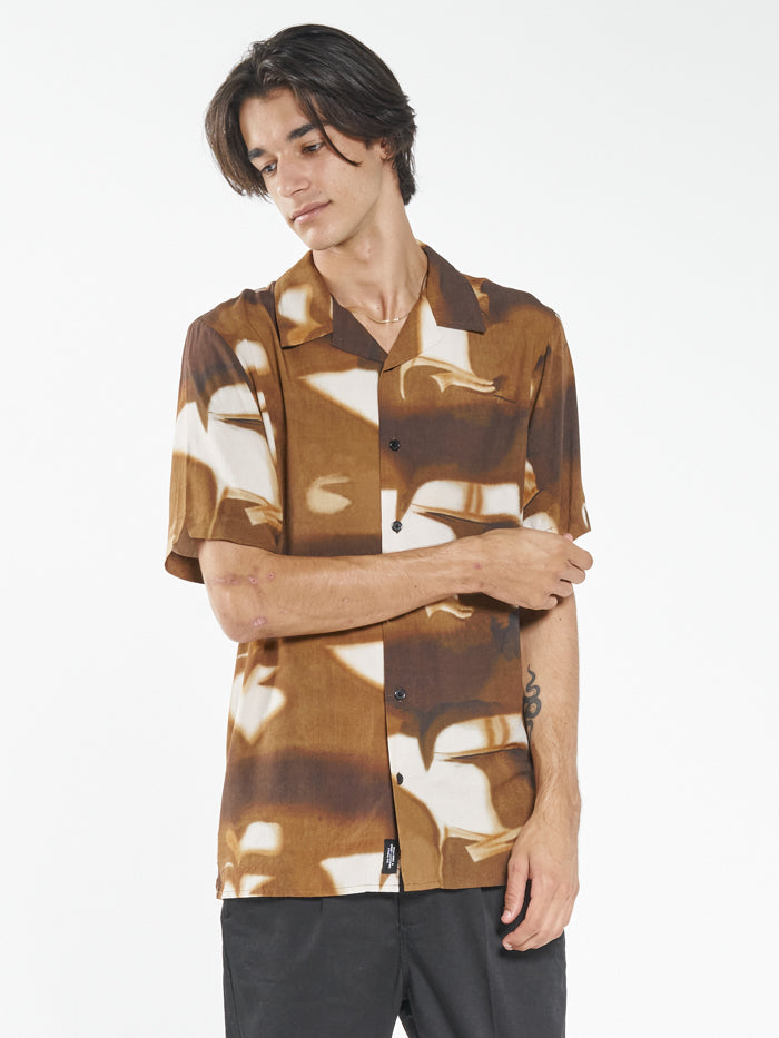 Wyldeflower Bowling Shirt - Cocoa