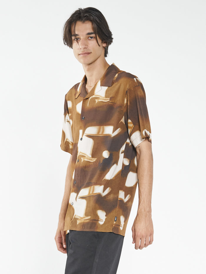 Wyldeflower Bowling Shirt - Cocoa