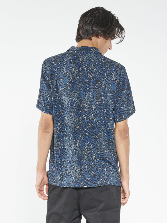 Mutations Bowling Shirt - Blue Indigo