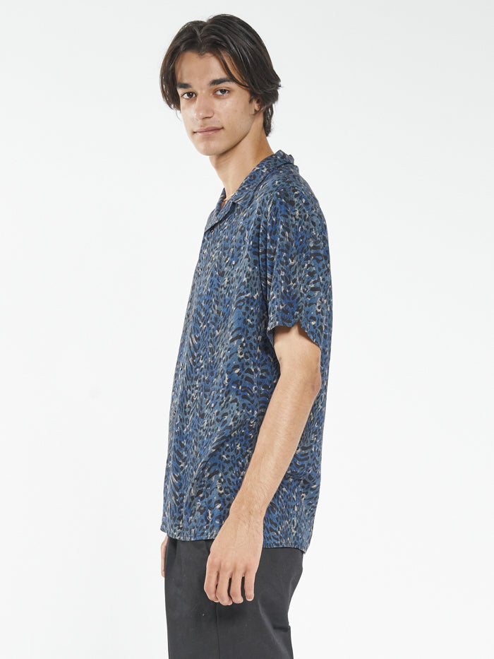 Mutations Bowling Shirt - Blue Indigo