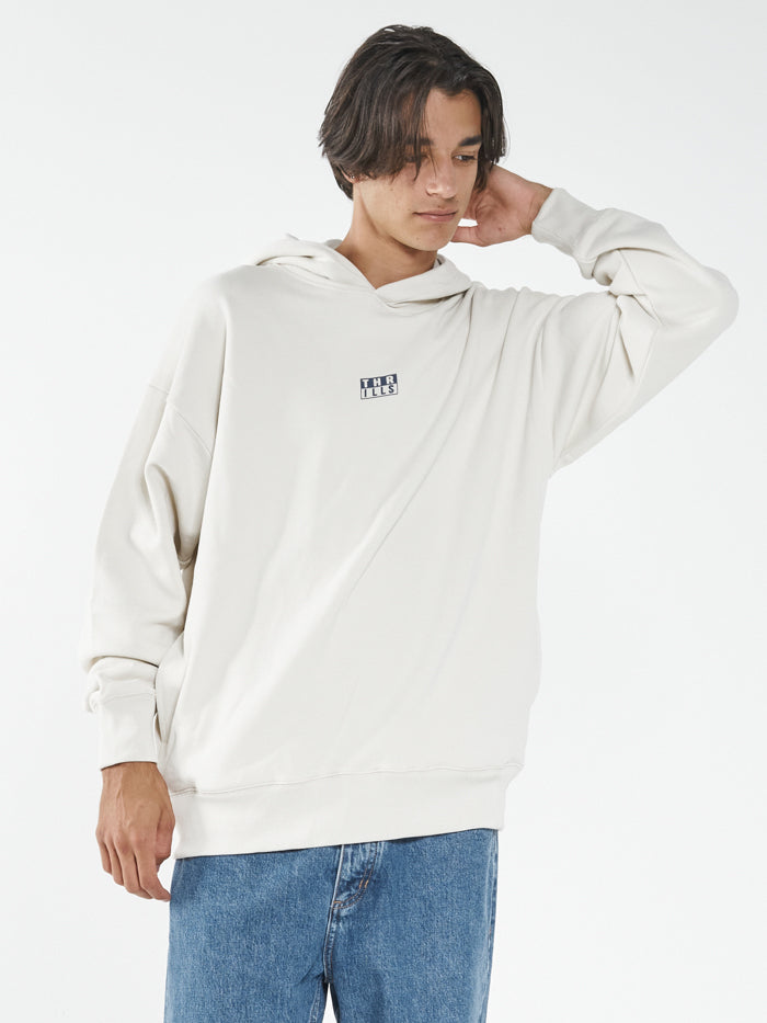 Thrills Stack Slouch Pull On Hood - Heritage White