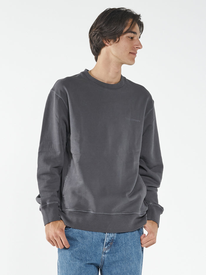 Normal Situations Oversize Crew - Dark Charcoal