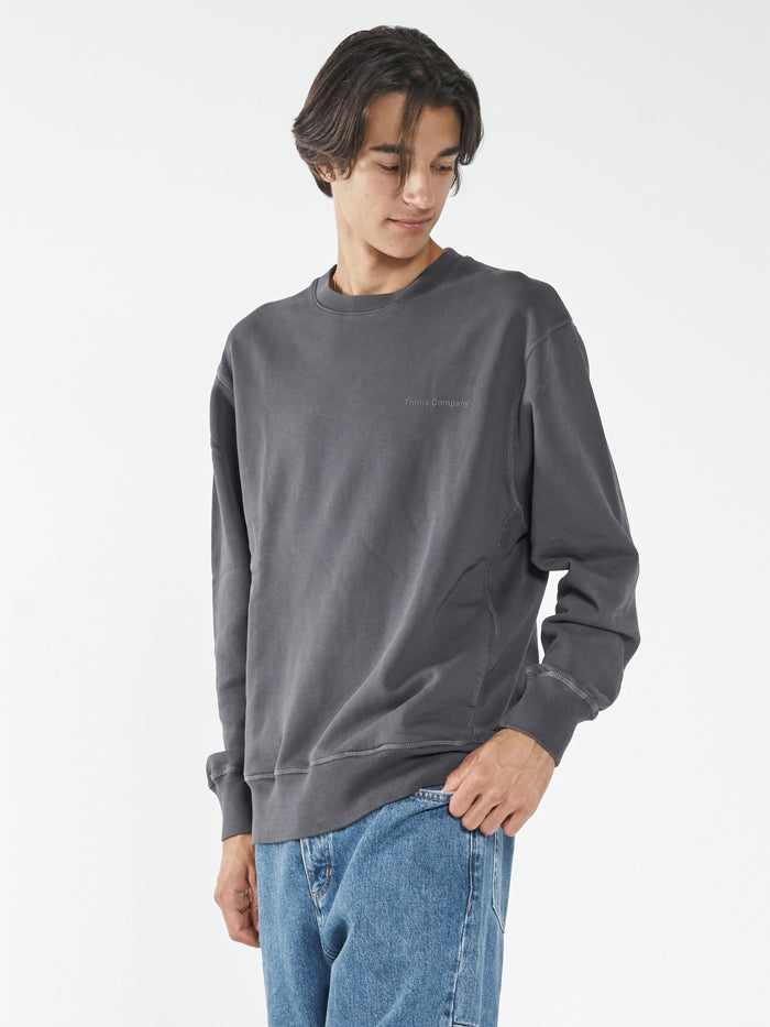 Normal Situations Oversize Crew - Dark Charcoal