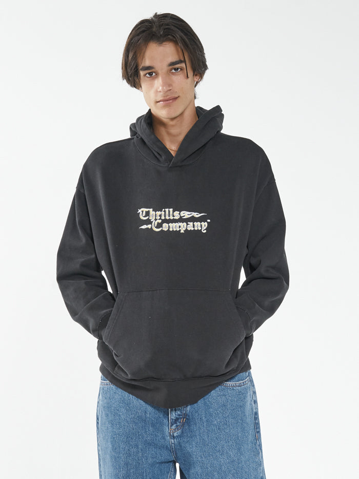 Glory Slouch Pull On Hood - Black