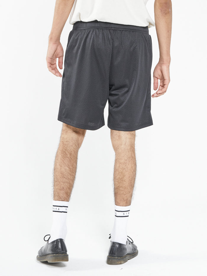 Chaos Skull Mesh Short - Black