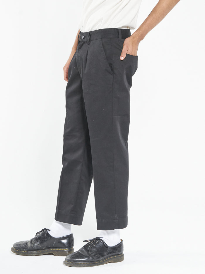Jacob Twill Pant - Black