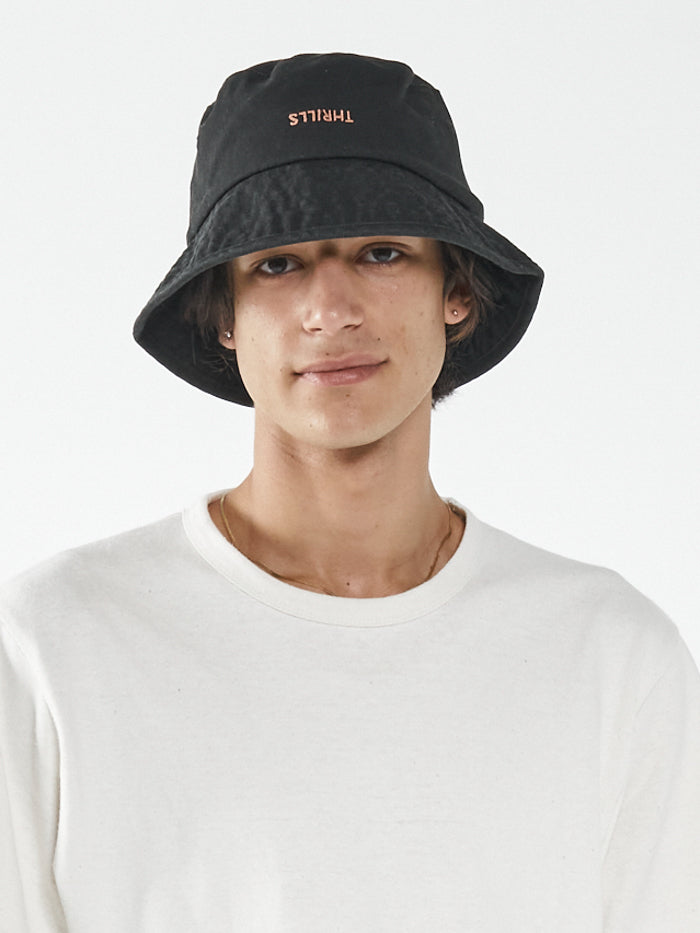 Minimal Thrills Bucket Hat - Merch Black/Cork