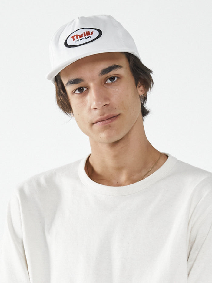 Val Station 5 Panel Cap - Heritage White