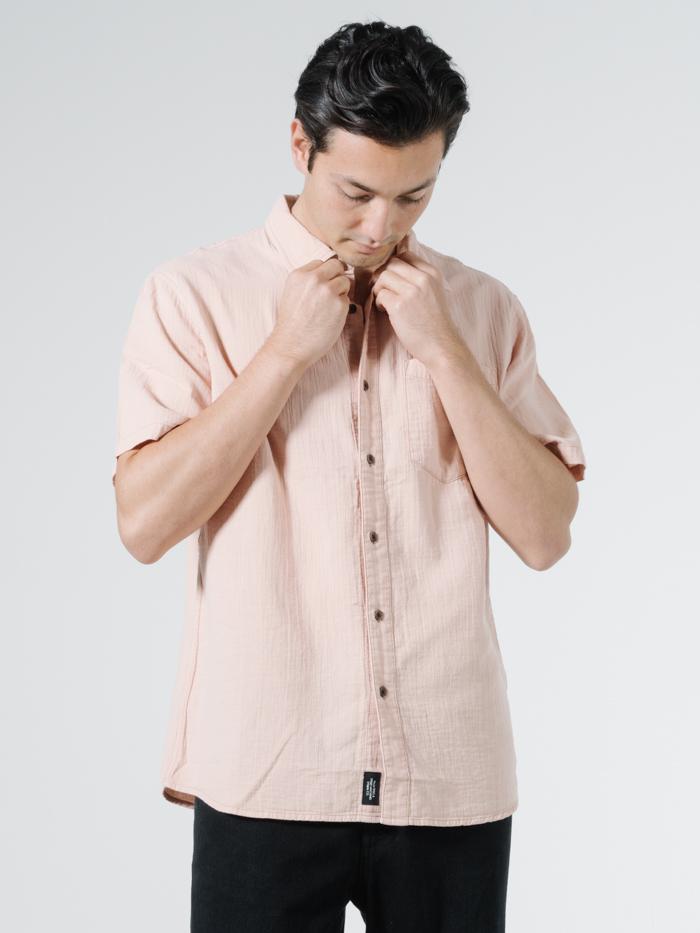 Dril Short Sleeve Shirt - Cork Fade