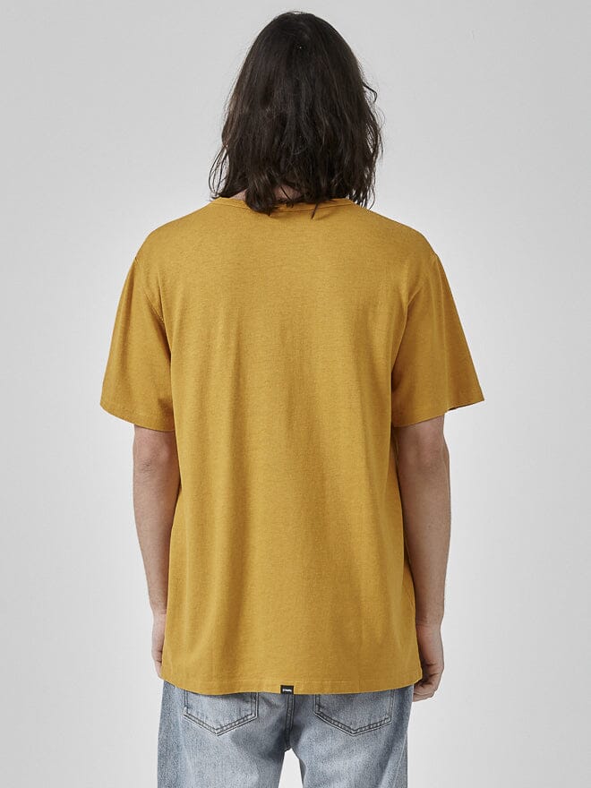 Hemp Natural Gravitation Merch FIt Tee - Mineral Yellow