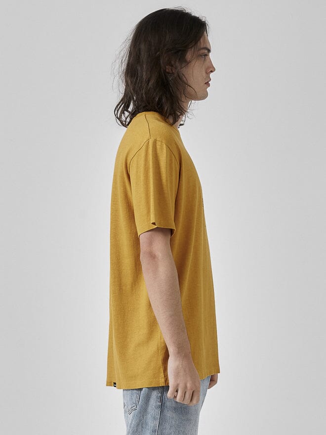 Hemp Natural Gravitation Merch FIt Tee - Mineral Yellow