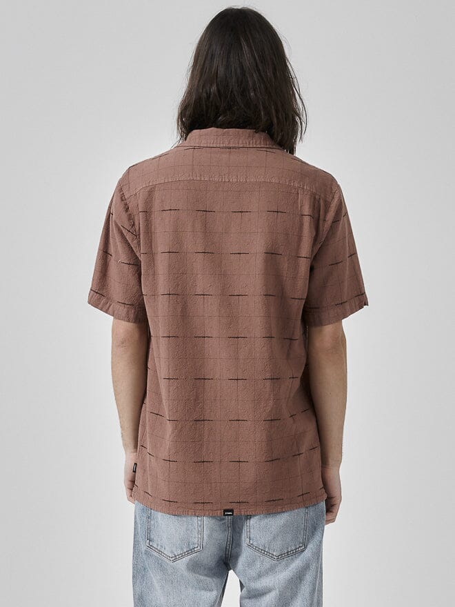 Enlightenment Bowling Shirt - Rose Dust