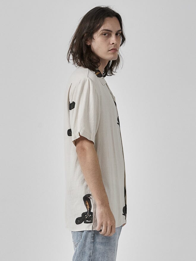 Never The Same Bowling Shirt - Dirty White
