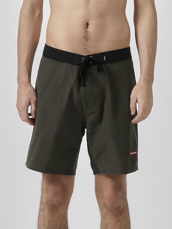 Paradise Brigade Boardshort - Army Green