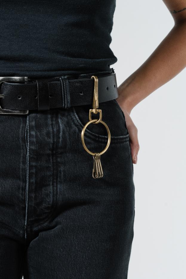 Thrills Keyring - Anti. Brass