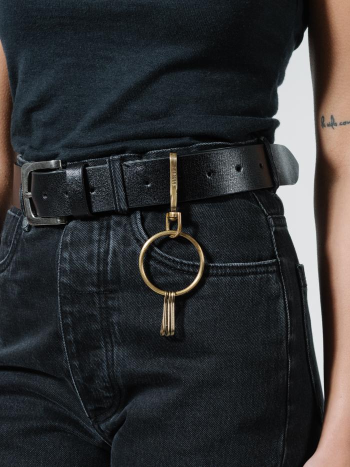 Thrills Keyring - Anti. Brass