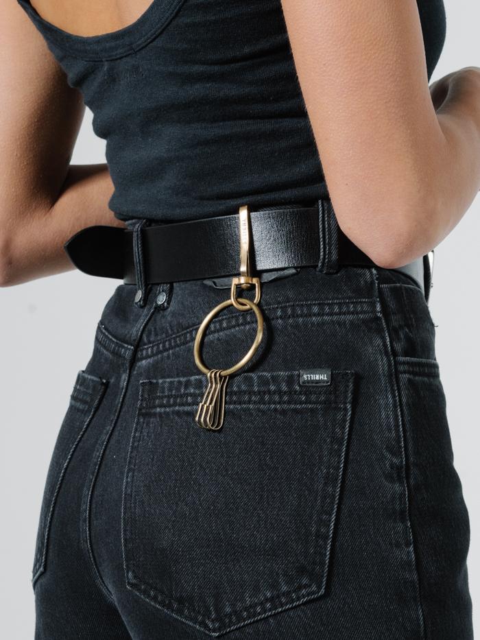 Thrills Keyring - Anti. Brass