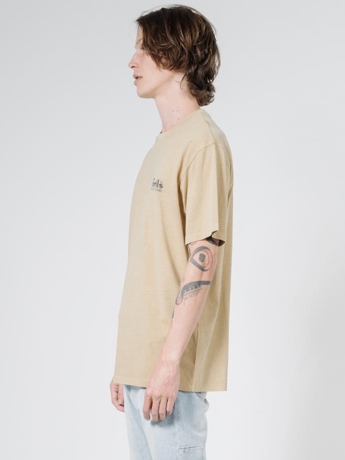 Wellness Merch Fit Tee - Faded Gold