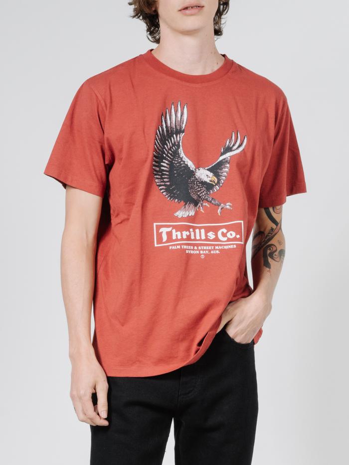 Traction Merch Fit Tee - Redwood
