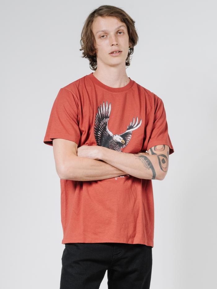 Traction Merch Fit Tee - Redwood