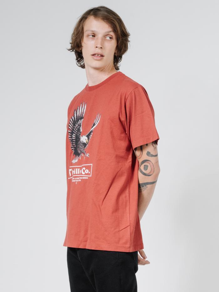 Traction Merch Fit Tee - Redwood