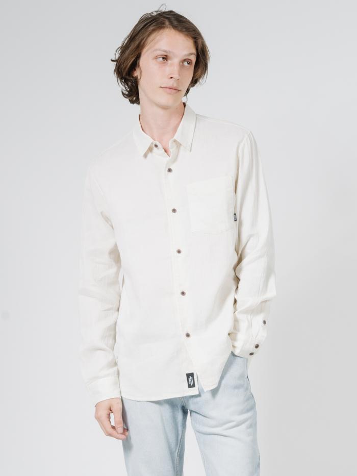 Dril Long Sleeve Shirt - Unbleached