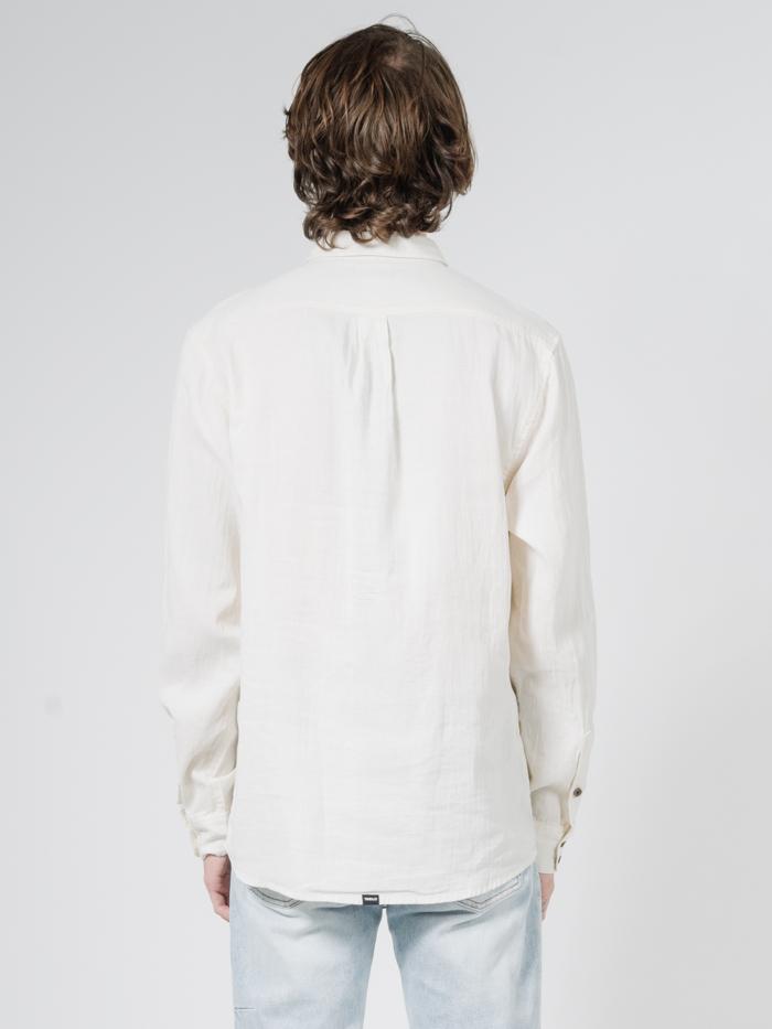 Dril Long Sleeve Shirt - Unbleached