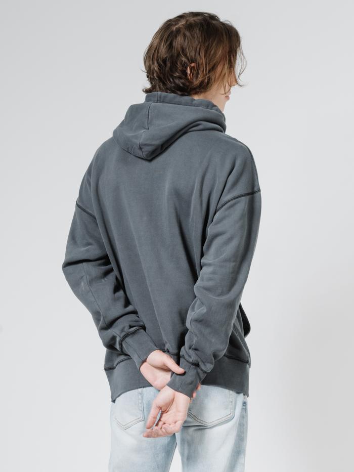 Bad Habits Slouch Pull On Hood - Merch Black