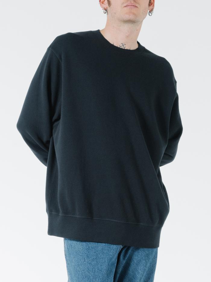 Endless Slouch Fit Crew - Black