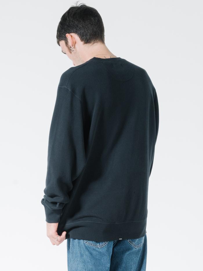 Endless Slouch Fit Crew - Black