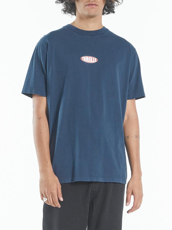 Warp Zone Merch Fit Tee - Dark Navy