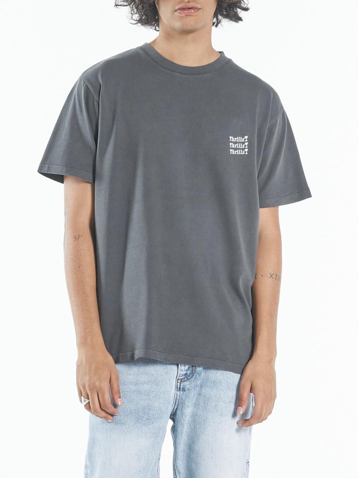 Thrills Embro Unlimited Merch Fit Tee - Merch Black