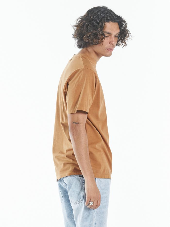 Minimal Thrills Merch Fit Tee - Spice Brown