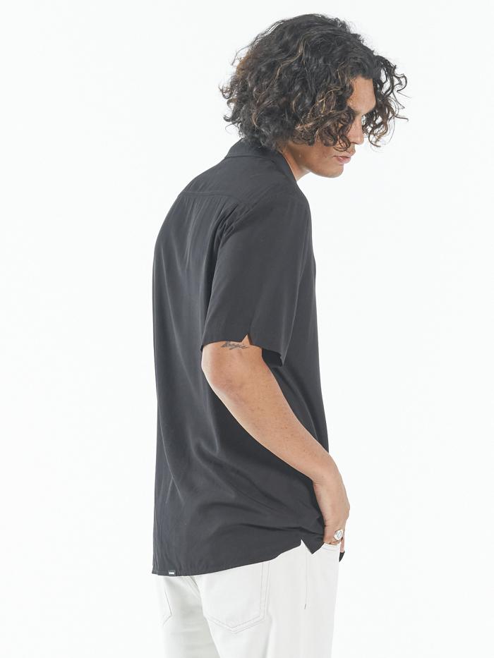 Roll 'Em Bowling Shirt - Black