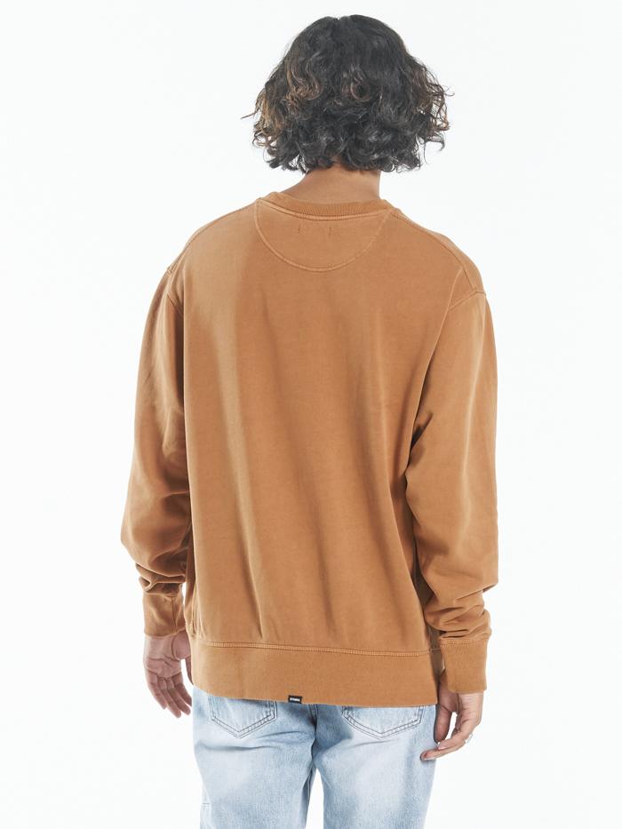 Minimal Thrills Oversize Crew - Spice Brown