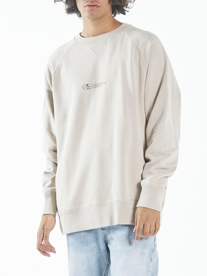 Company Alignment Oversize Raglan Crew - Aged Tan