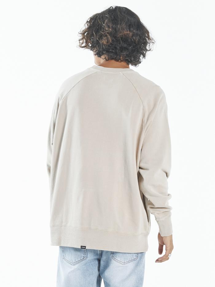 Company Alignment Oversize Raglan Crew - Aged Tan