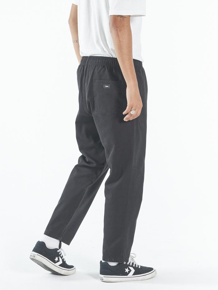 Broken Distortion Chopped Elastic Surf Pant - Black