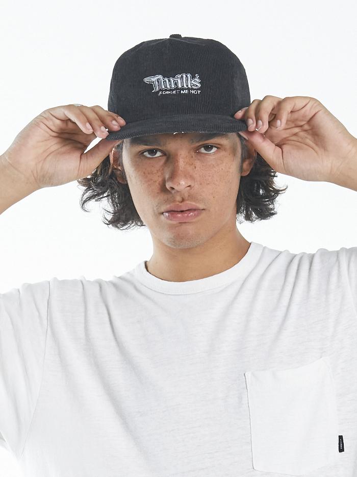 Forget Me Not 5 Panel Cap - Black