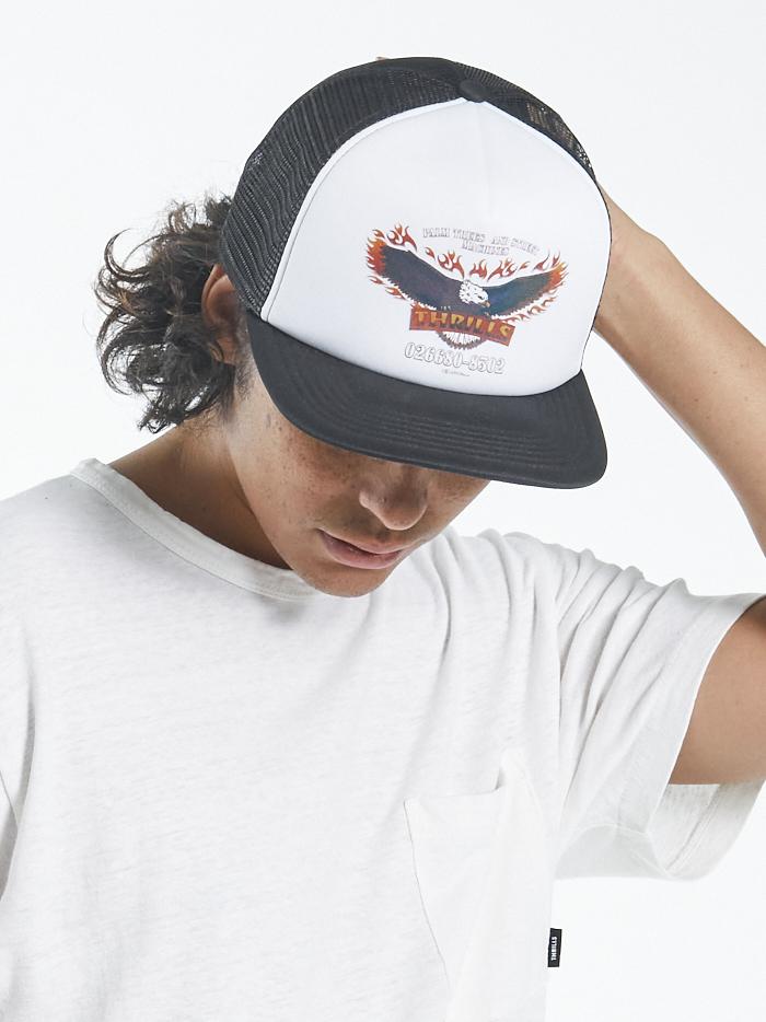 Wings Of Fire Trucker Cap - White-Black