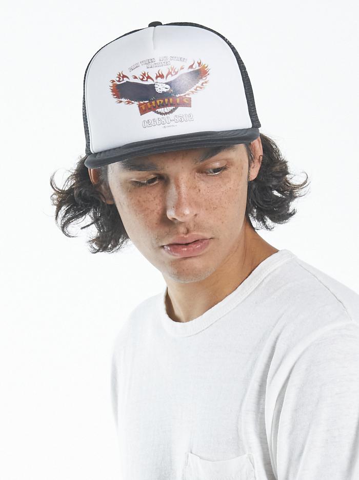 Wings Of Fire Trucker Cap - White-Black