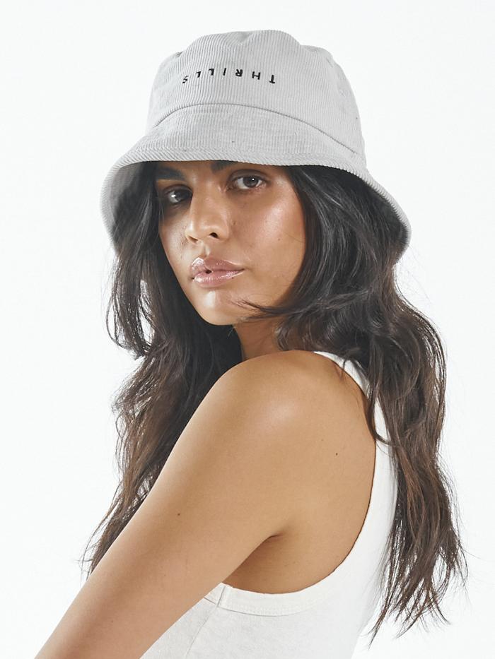 Minimal Thrills Bucket Hat - Gravel